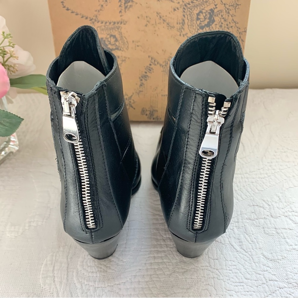 NEW Free People Brayden Fisherman Bootie black NIB NWT - Picture 11 of 16